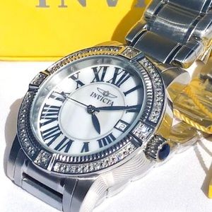 💎🆕 special edition Invicta Diamond & Mother of Pearl vintage Watch 7.9